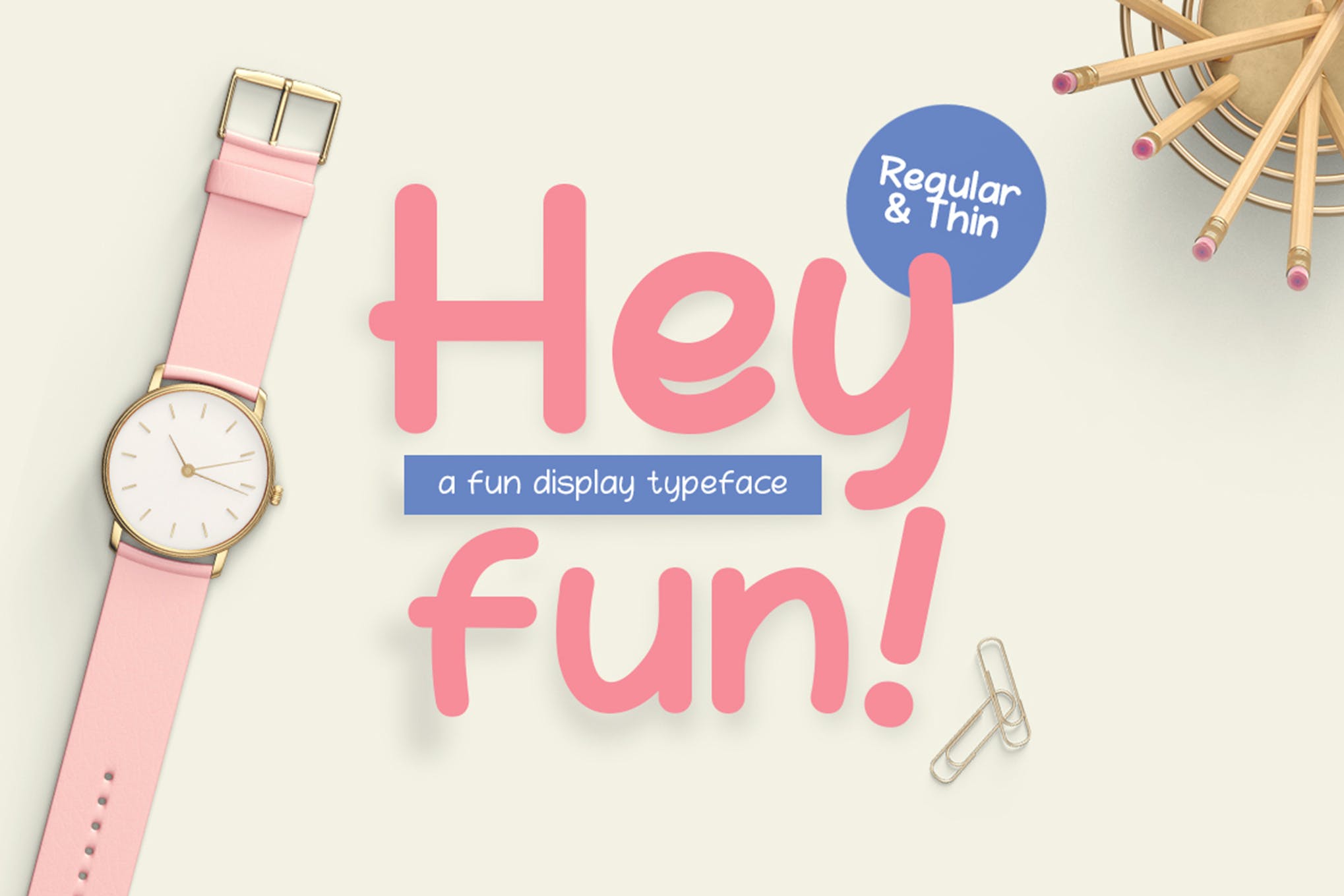 Hey Fun Typeface