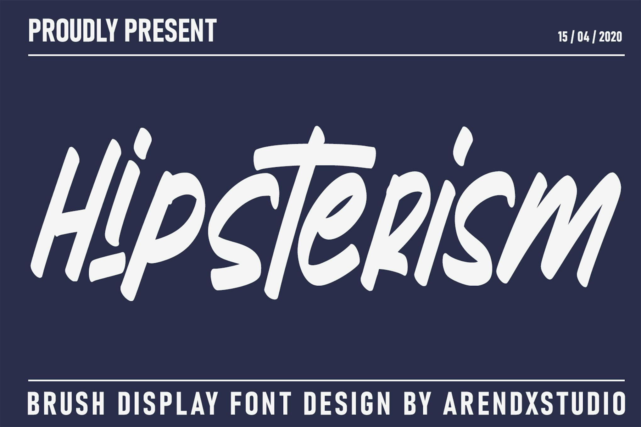 Hipsterism Display Font