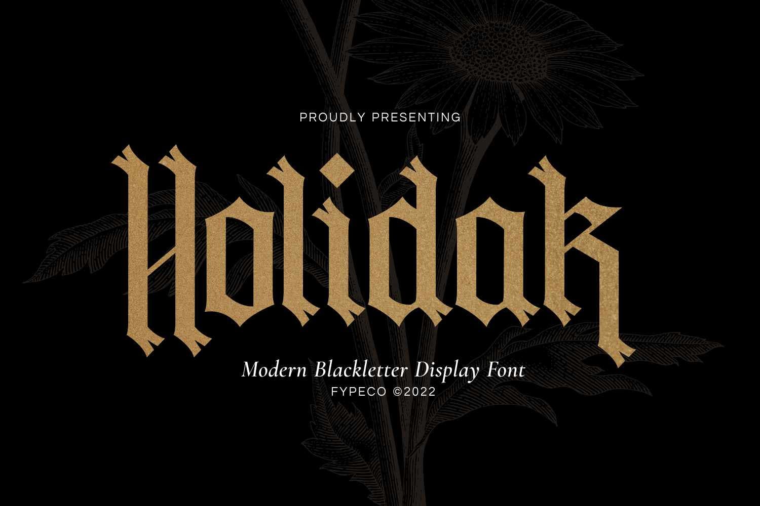 Holidak Medieval Typeface