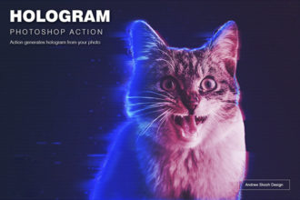 25+ Best Hologram Photoshop Effects & Actions