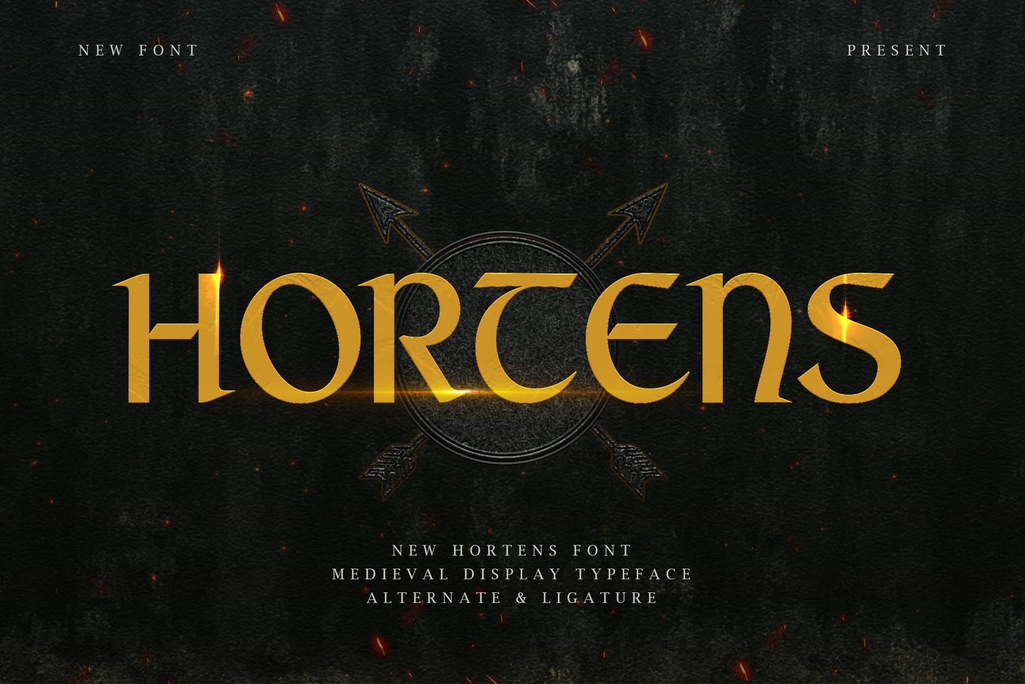 Hortens Medieval Typeface