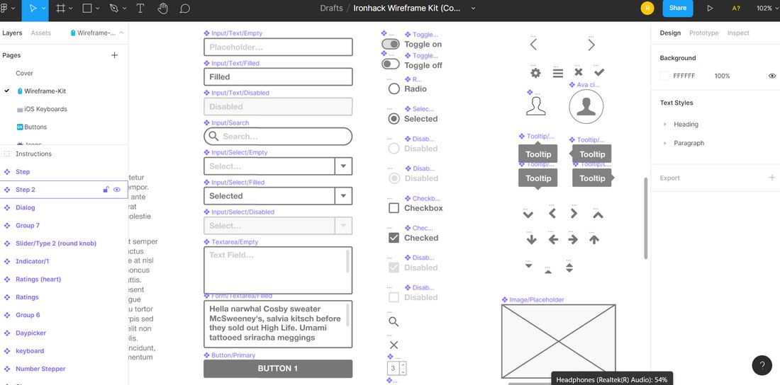 how to figma wireframe