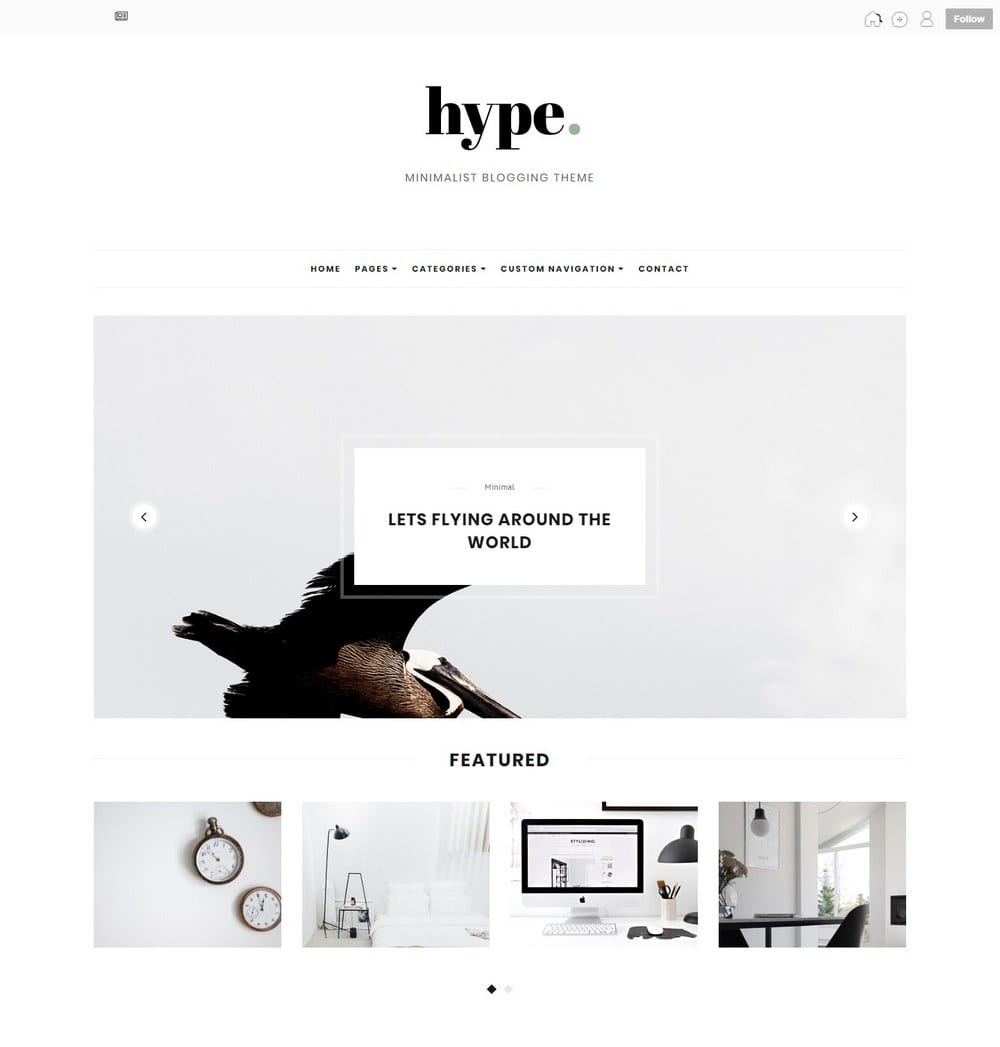 hype-minimal-tumblr-theme