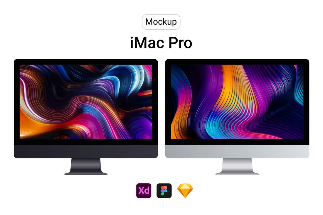 iMac Pro Figma Mockup Template