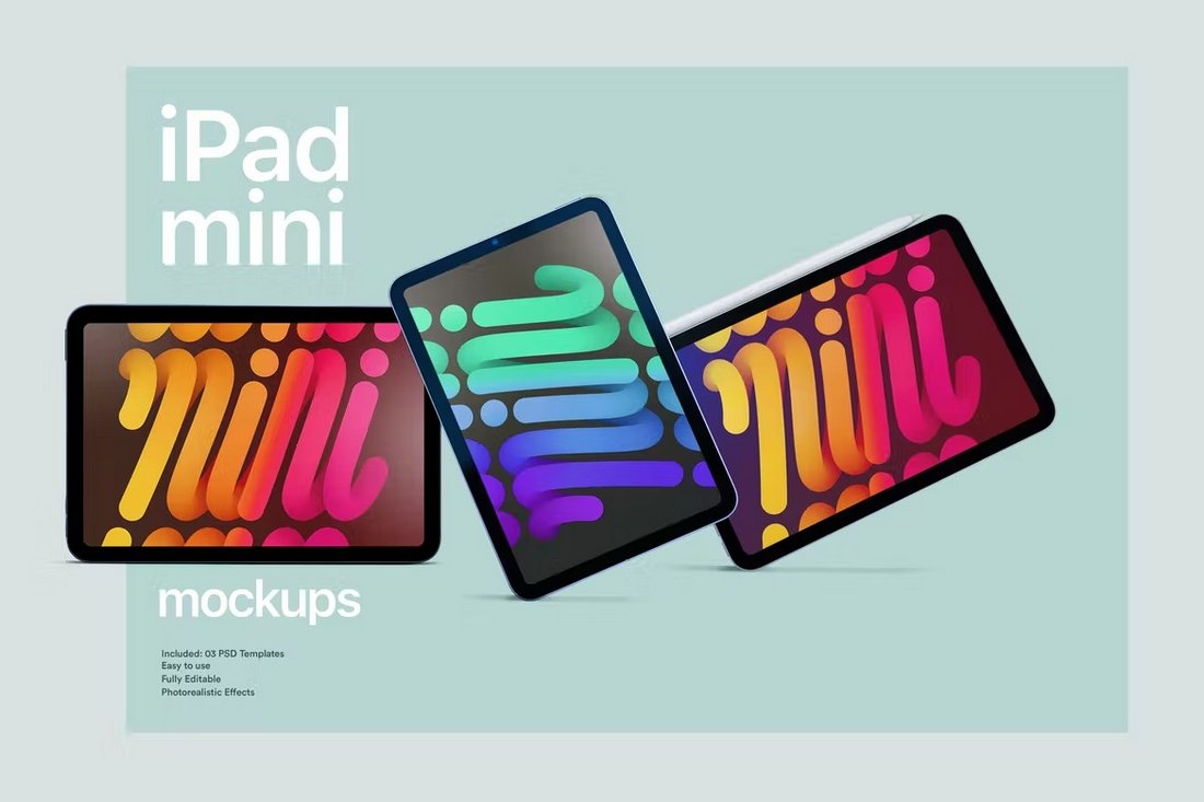 iPad Mini Mockup Templates