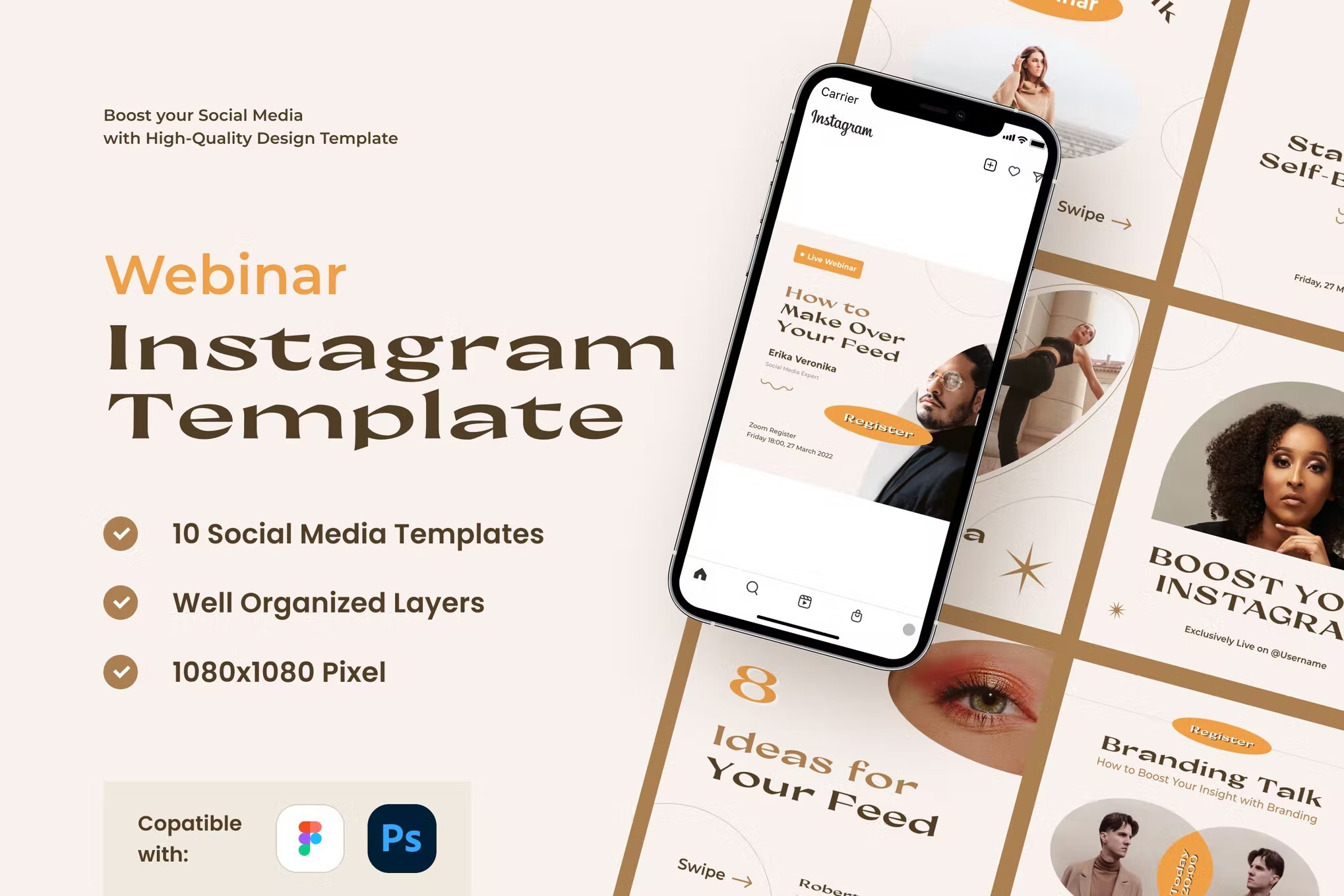 Figma social media template