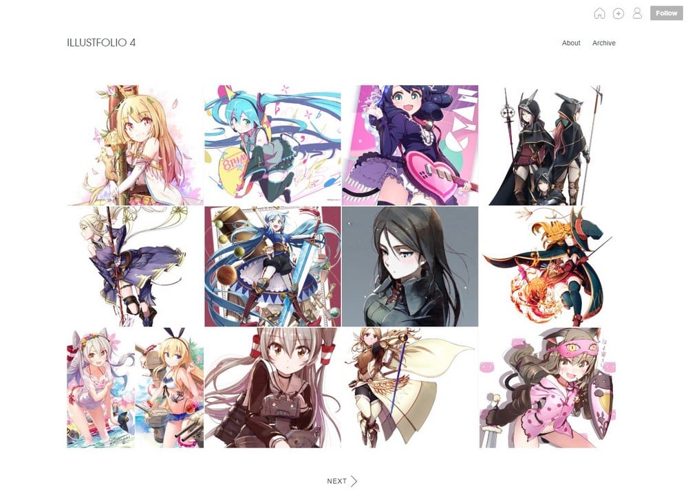 illustfolio4-anime-tumblr-theme