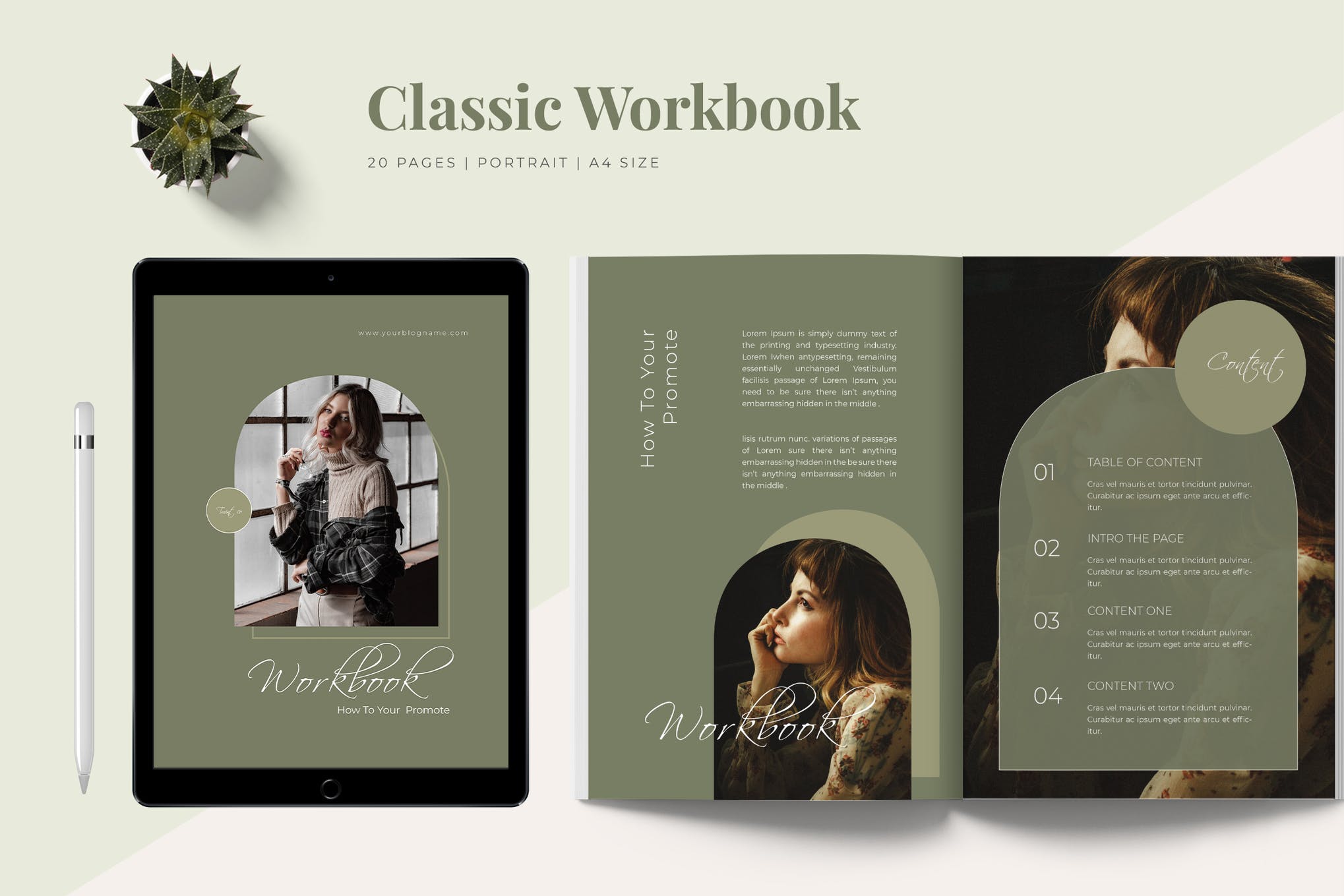 Coffee Table Book Template for InDesign - StockInDesign