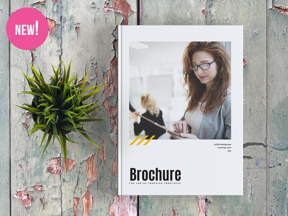 indesign brochure template