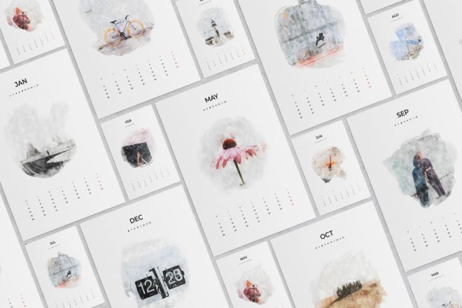 35+ Template Kalender InDesign Terbaik untuk 2024 - desainae.com