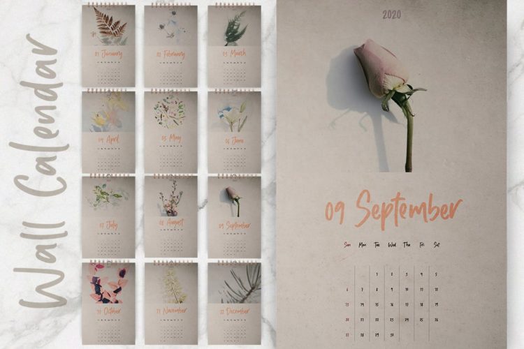 35+ Template Kalender InDesign Terbaik untuk 2024 - desainae.com