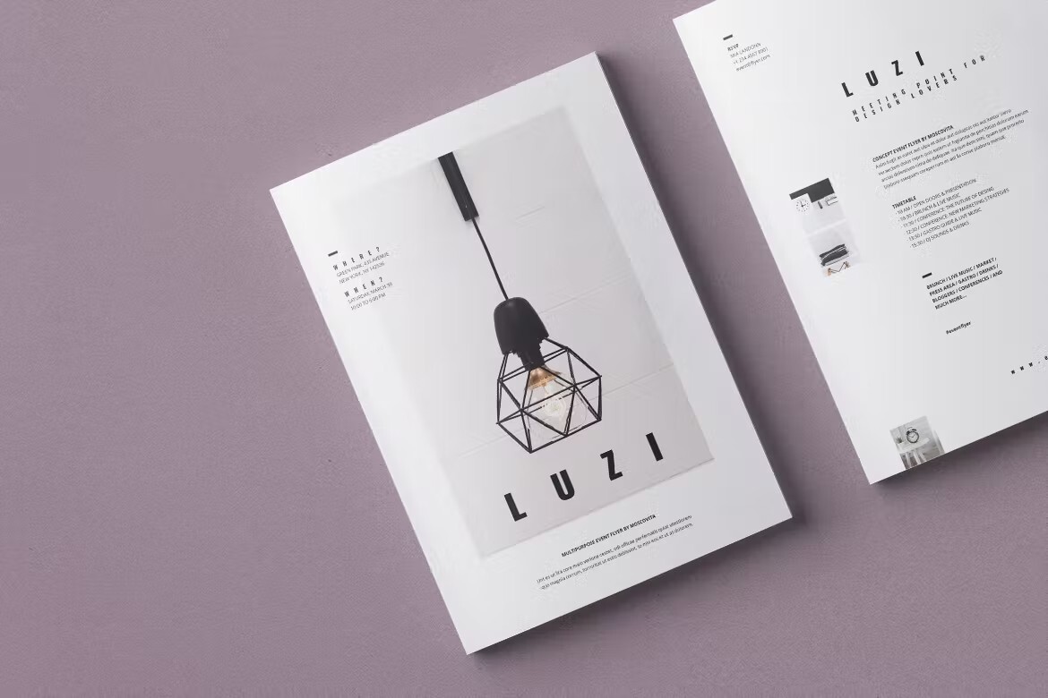 indesign flyer template