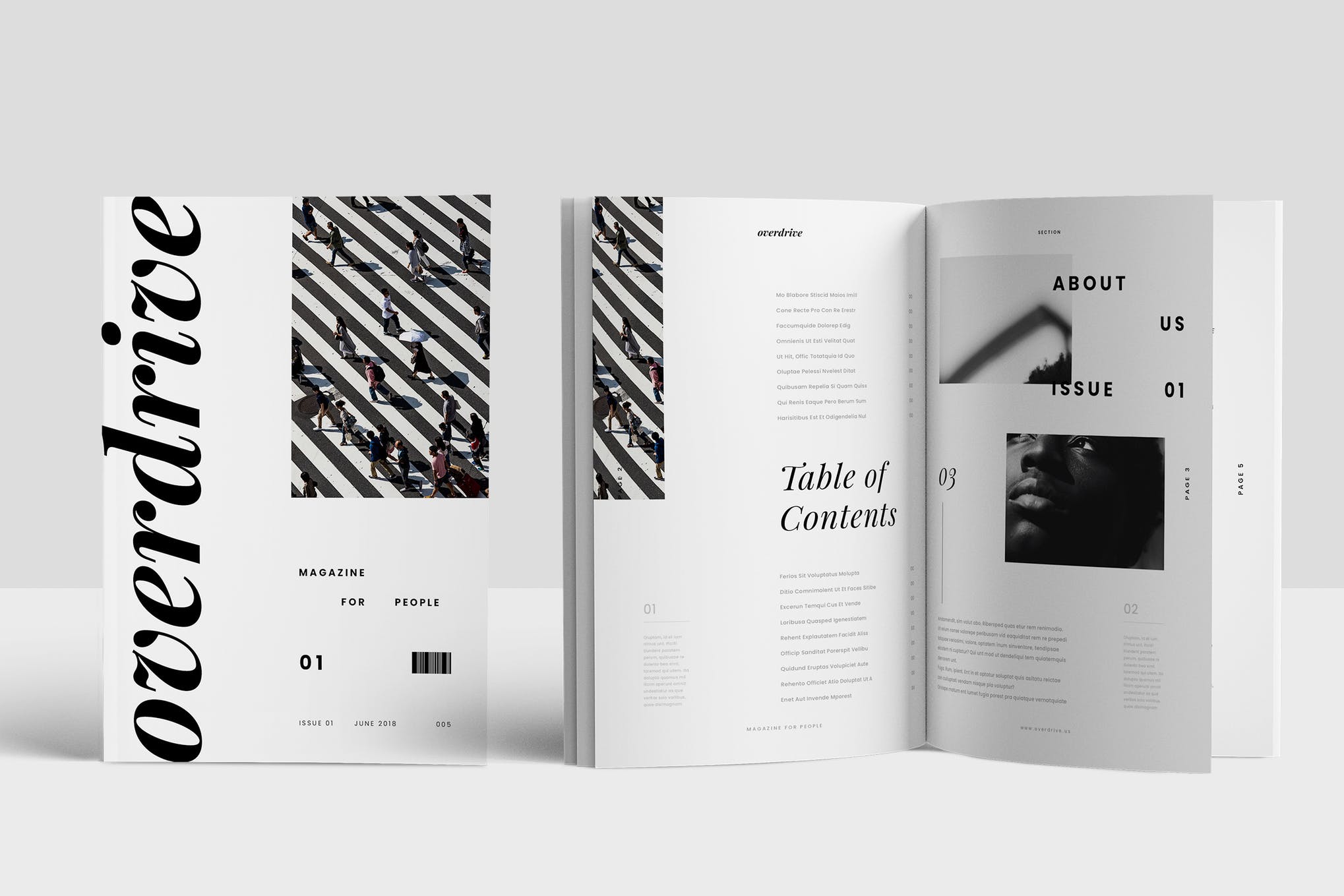 indesign magazine template