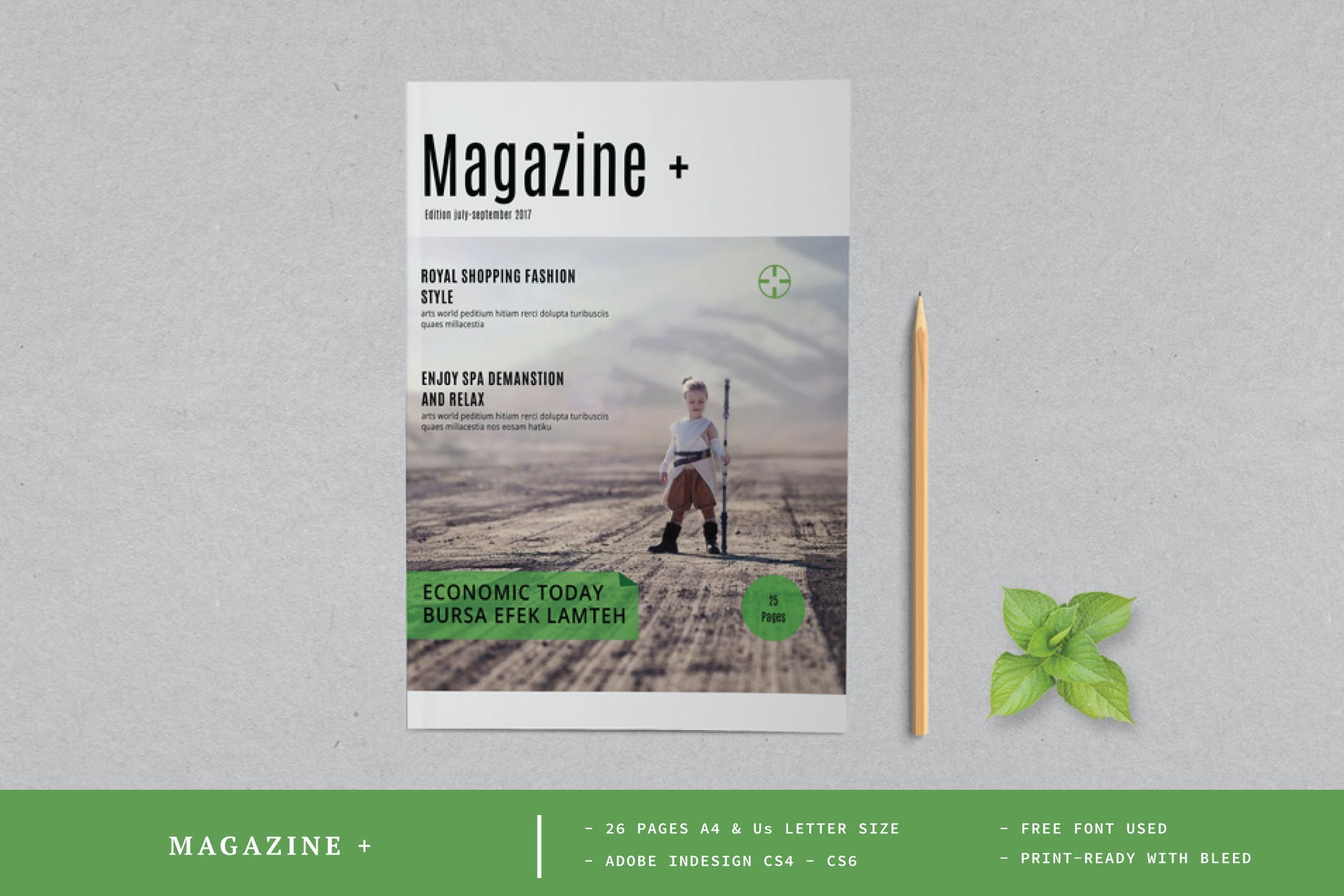 indesign magazine template