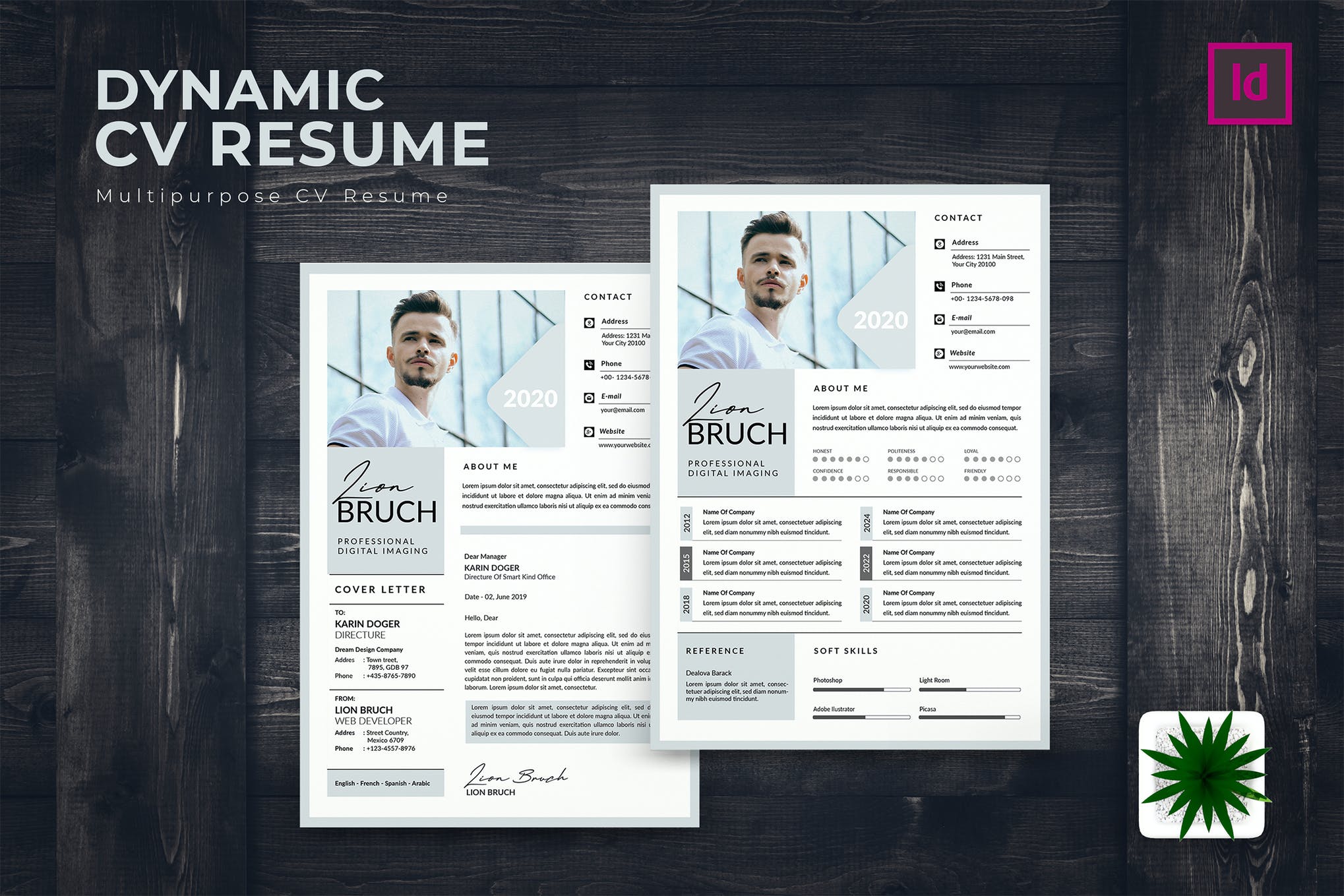 indesign resume