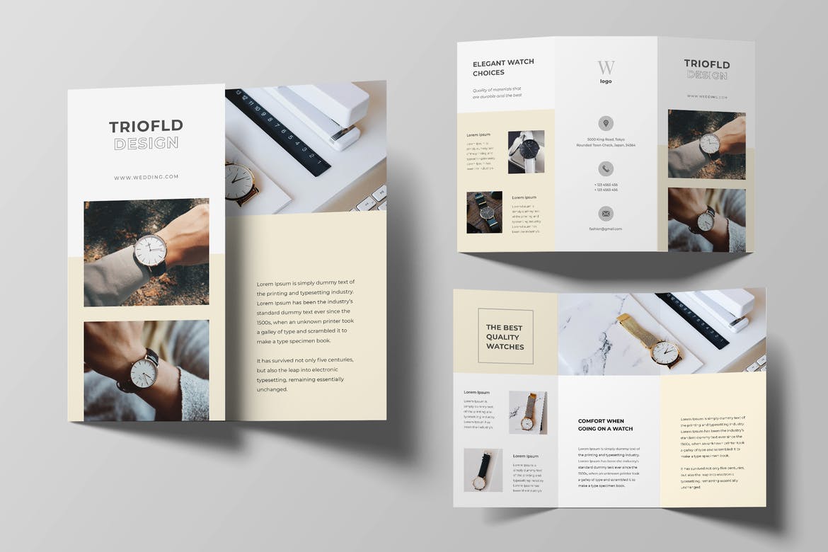 45+ Best InDesign Trifold Templates (For Brochures & More) - Theme