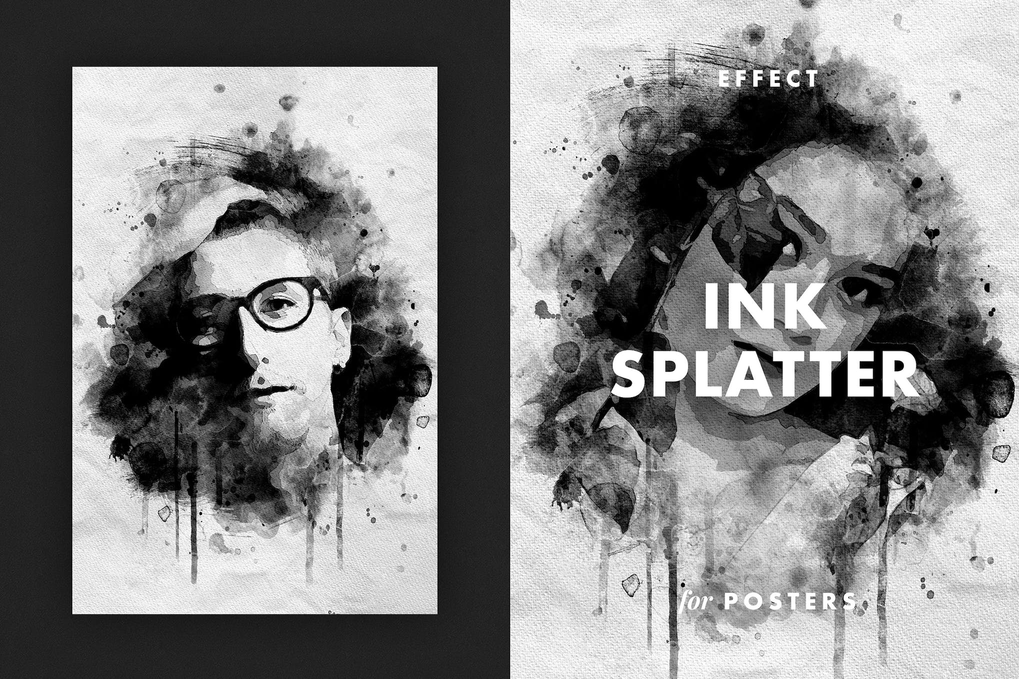 Ink Splatter Effect for Posters