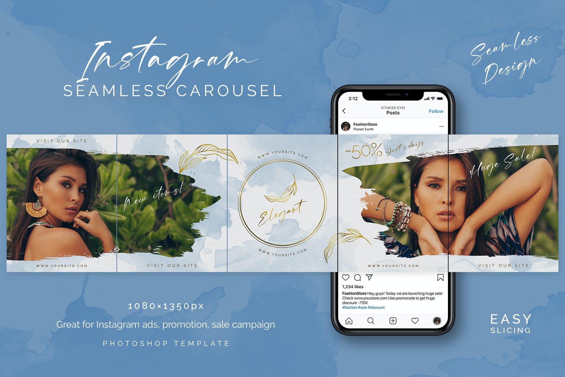 instagram carousel template