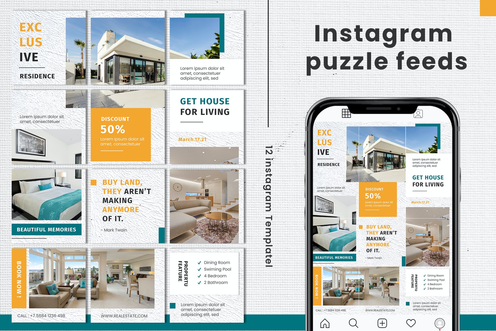 instagram grid template