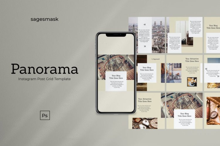 instagram grid layout template free instagram grid layout template free