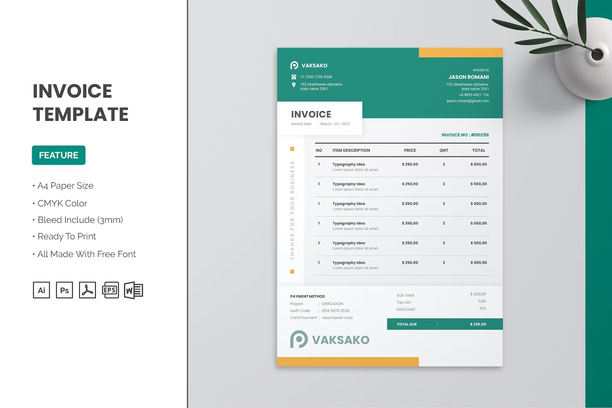 invoice template