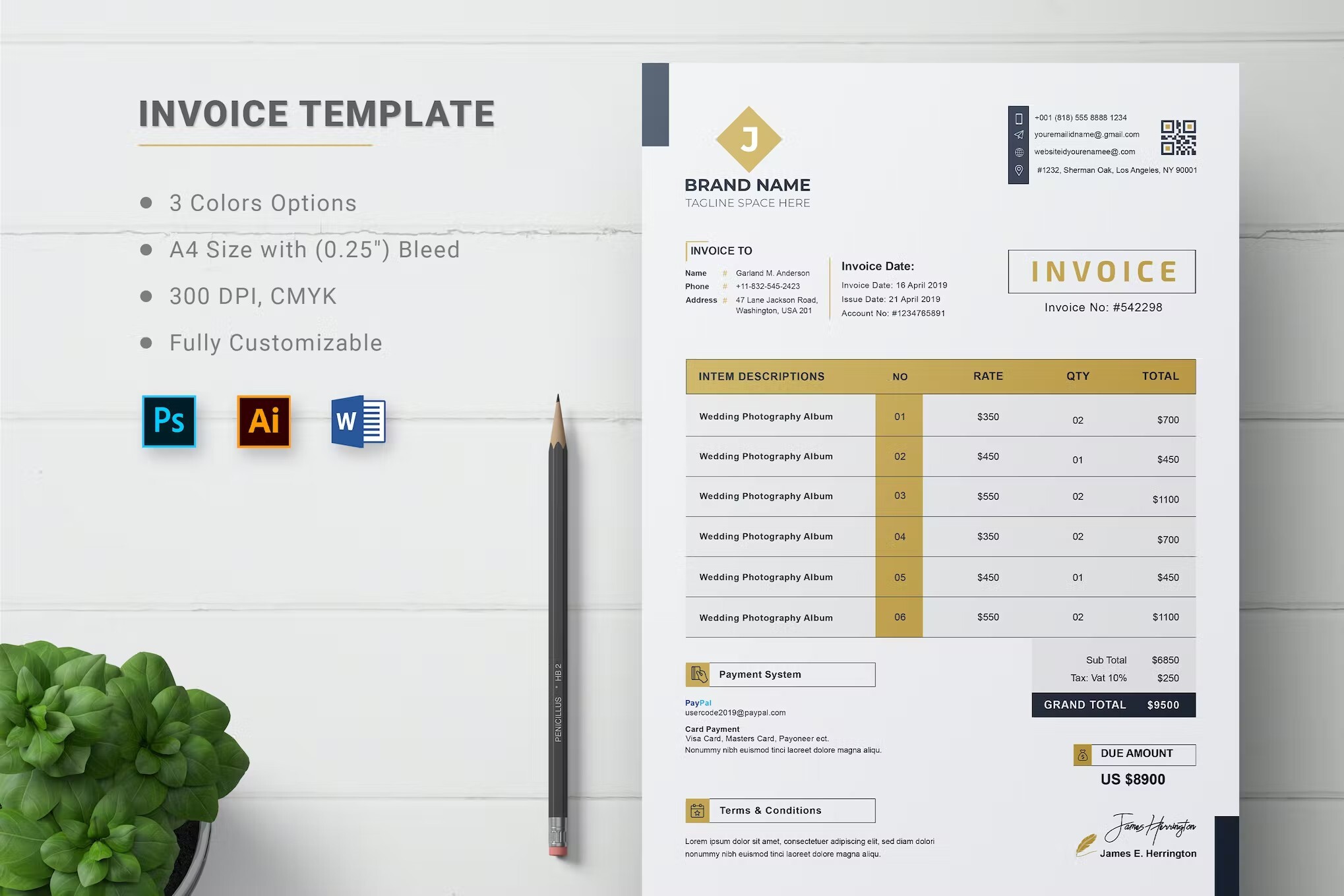 invoice template