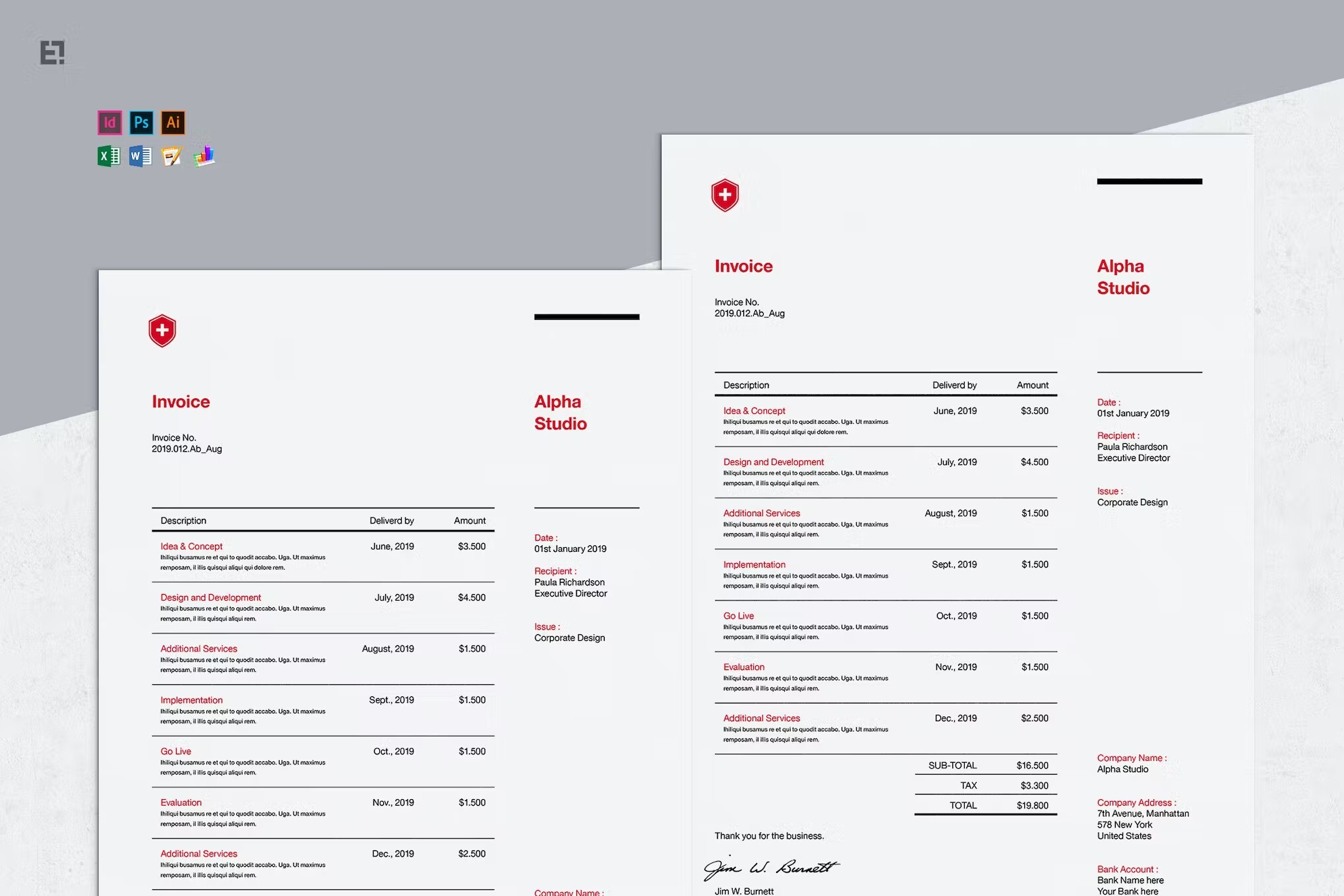 invoice template