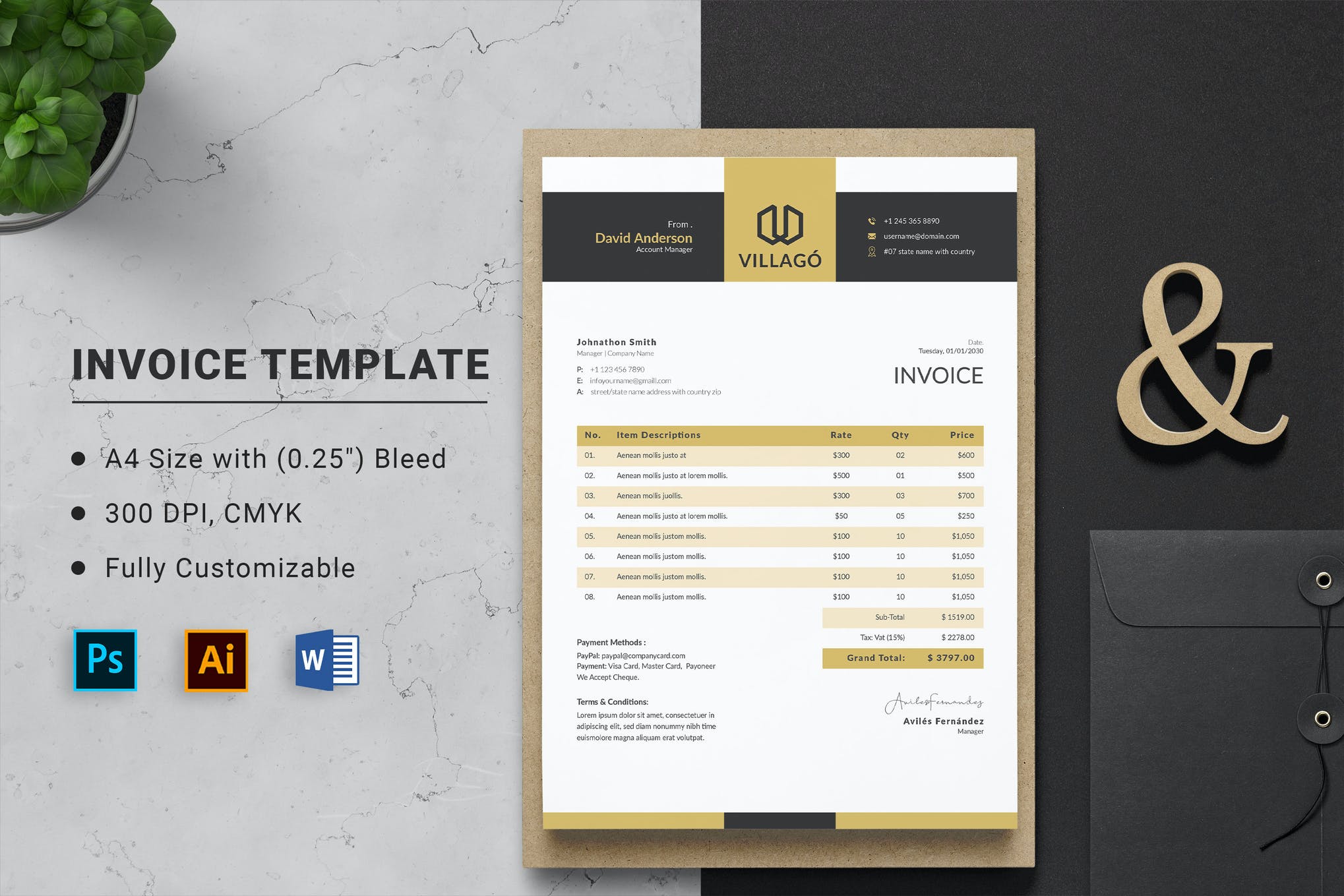 invoice template word