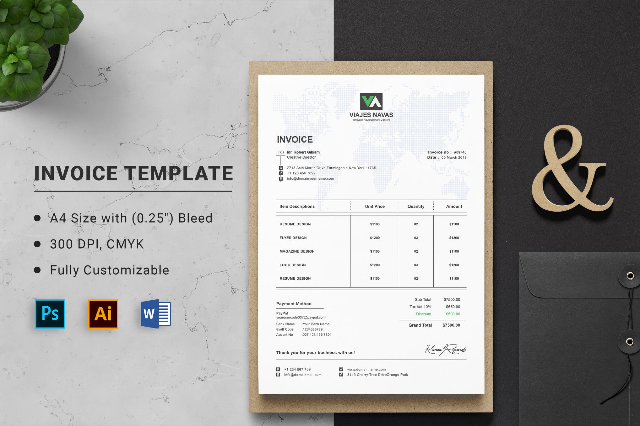 invoice template word