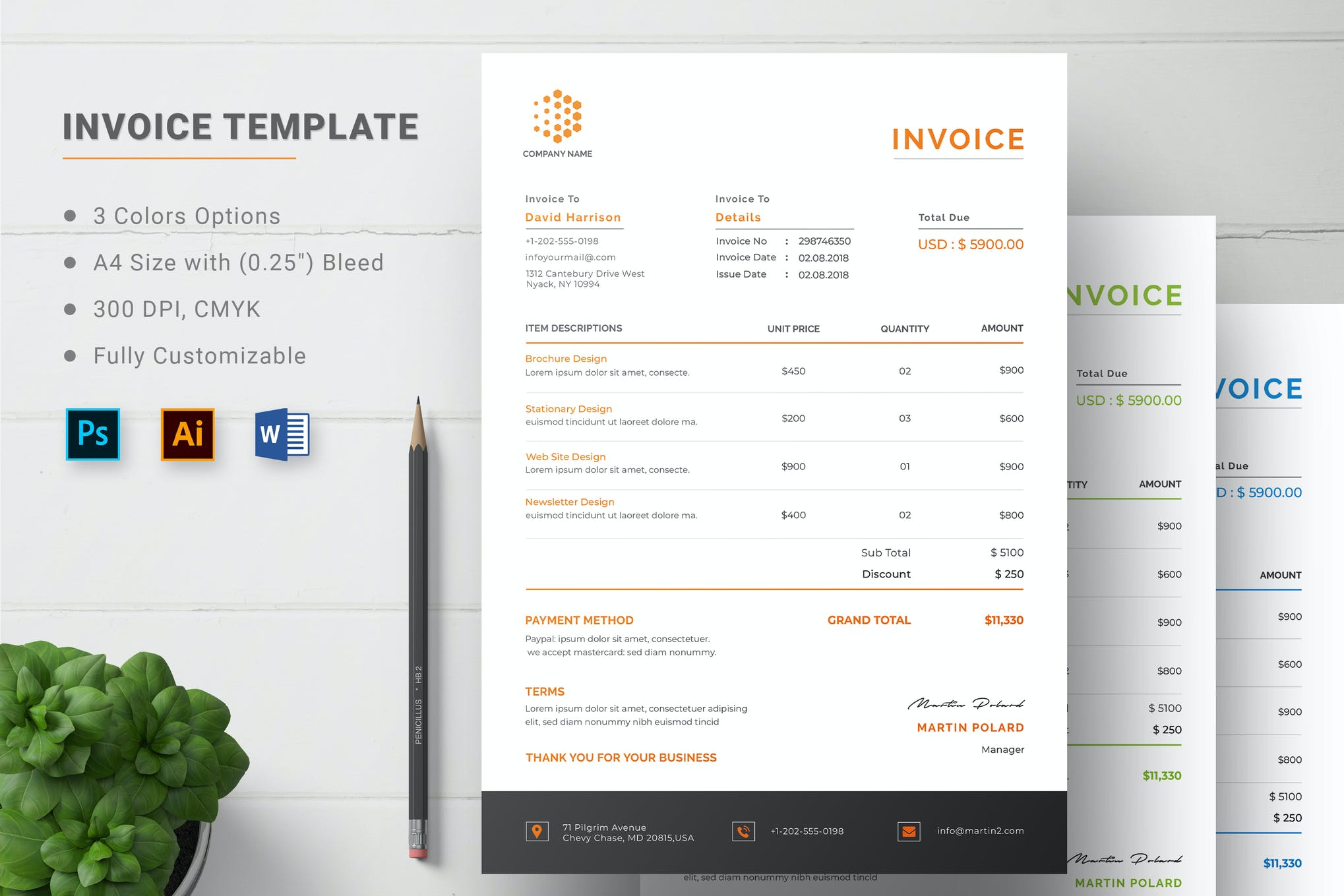 invoice template word