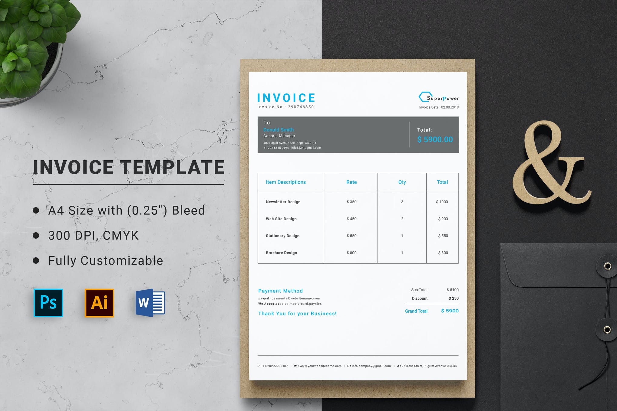 invoice template word