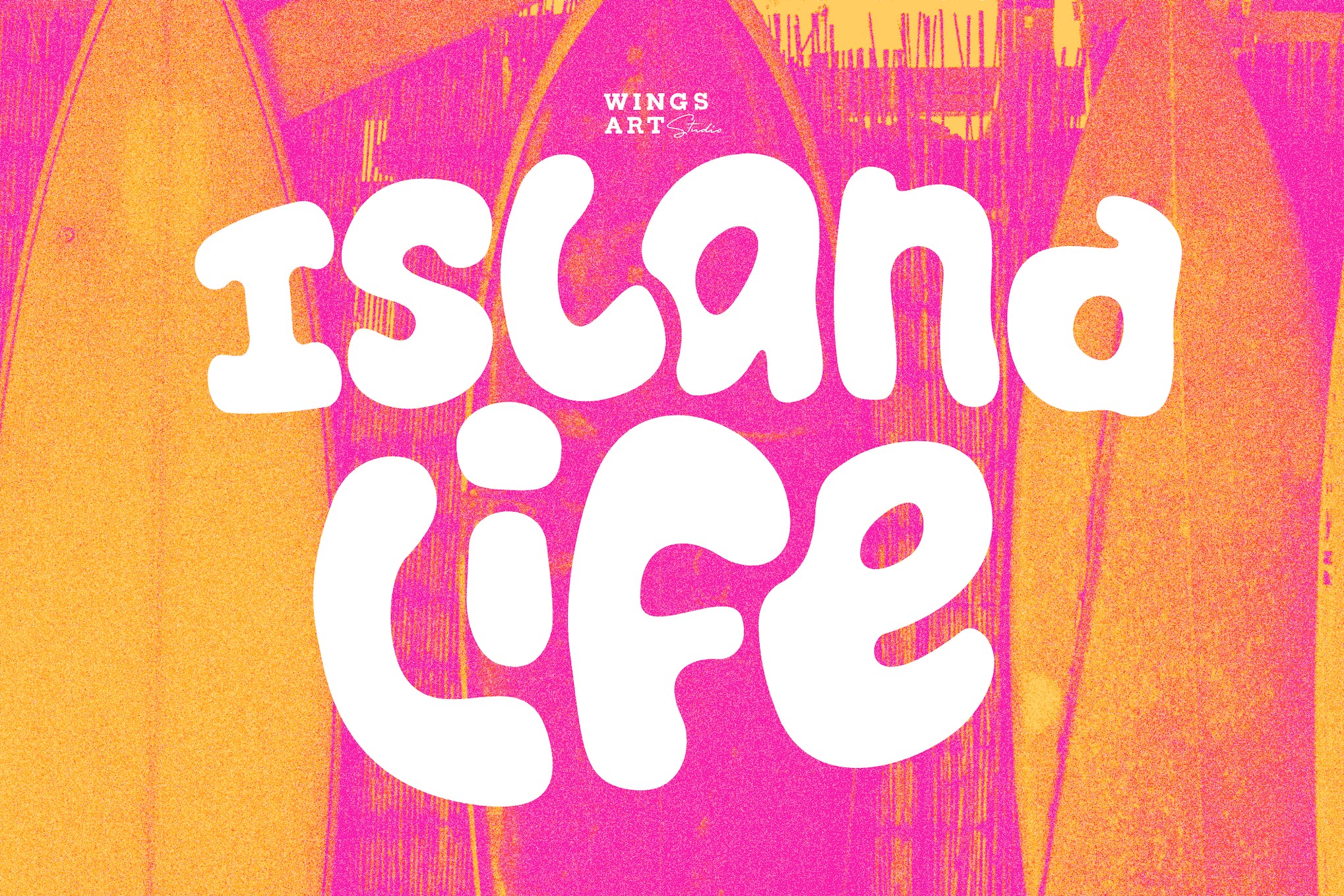 Island Life Surf Retro Font