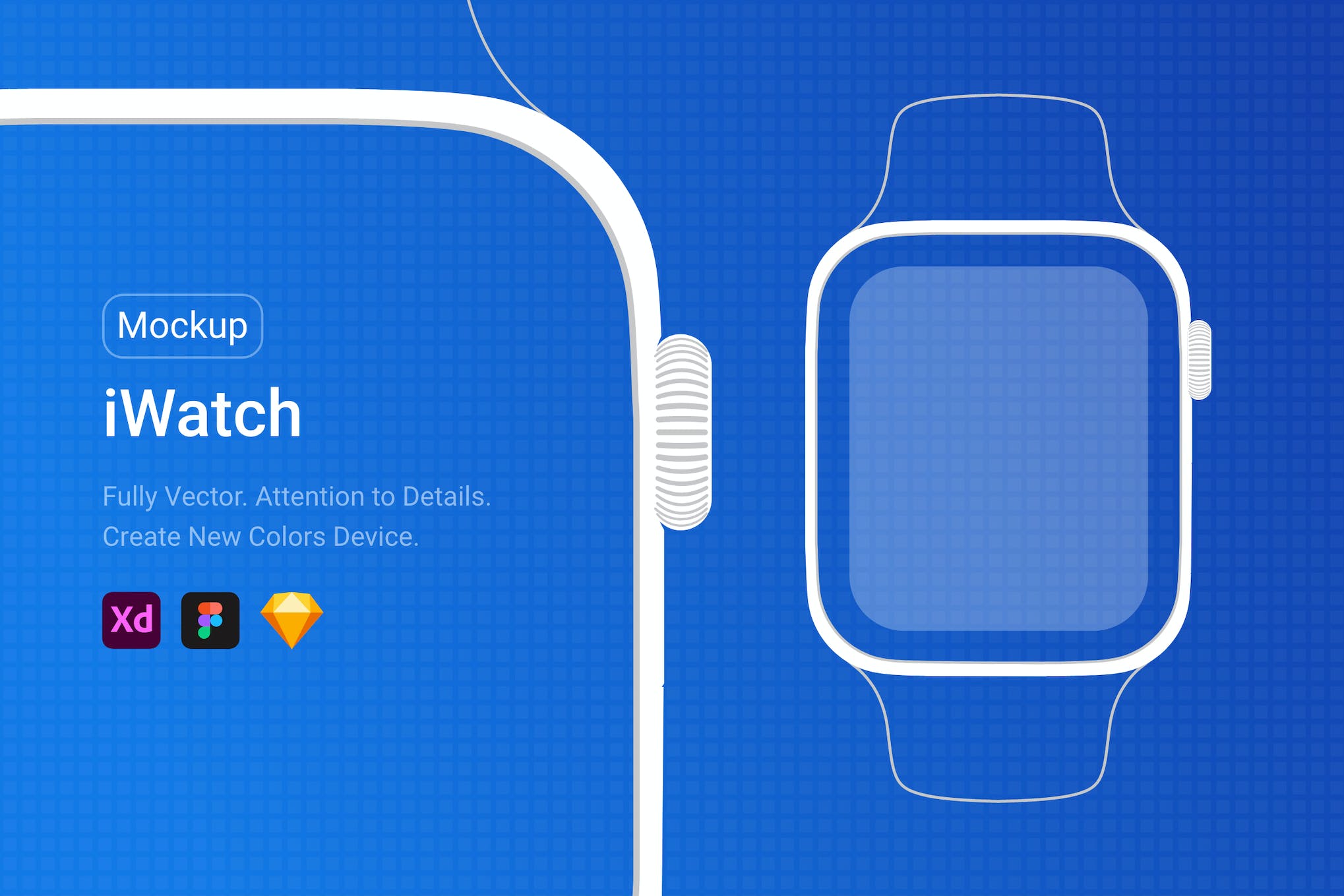 iWatch Line Mockup for Figma