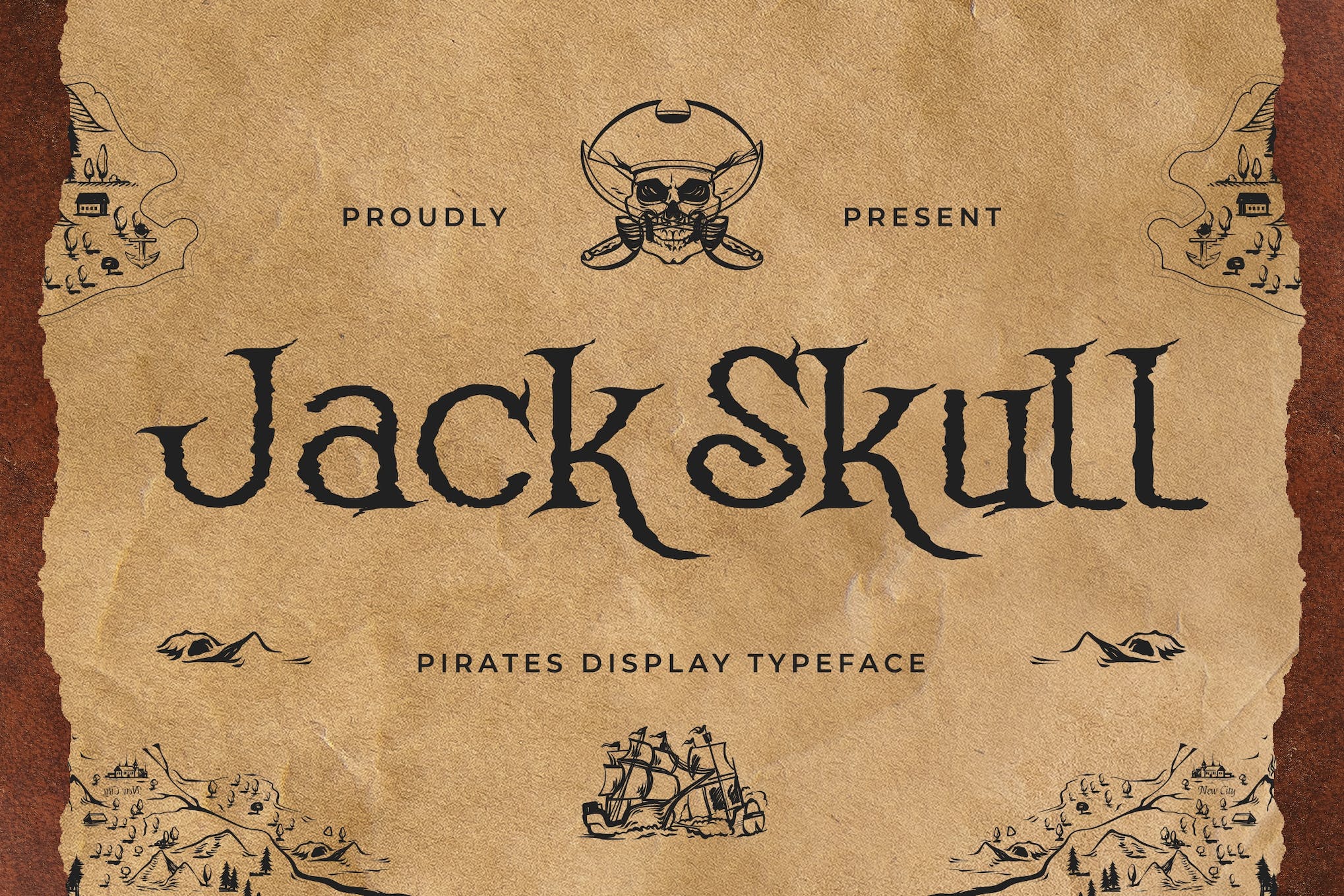 Jack Skull Pirates Display