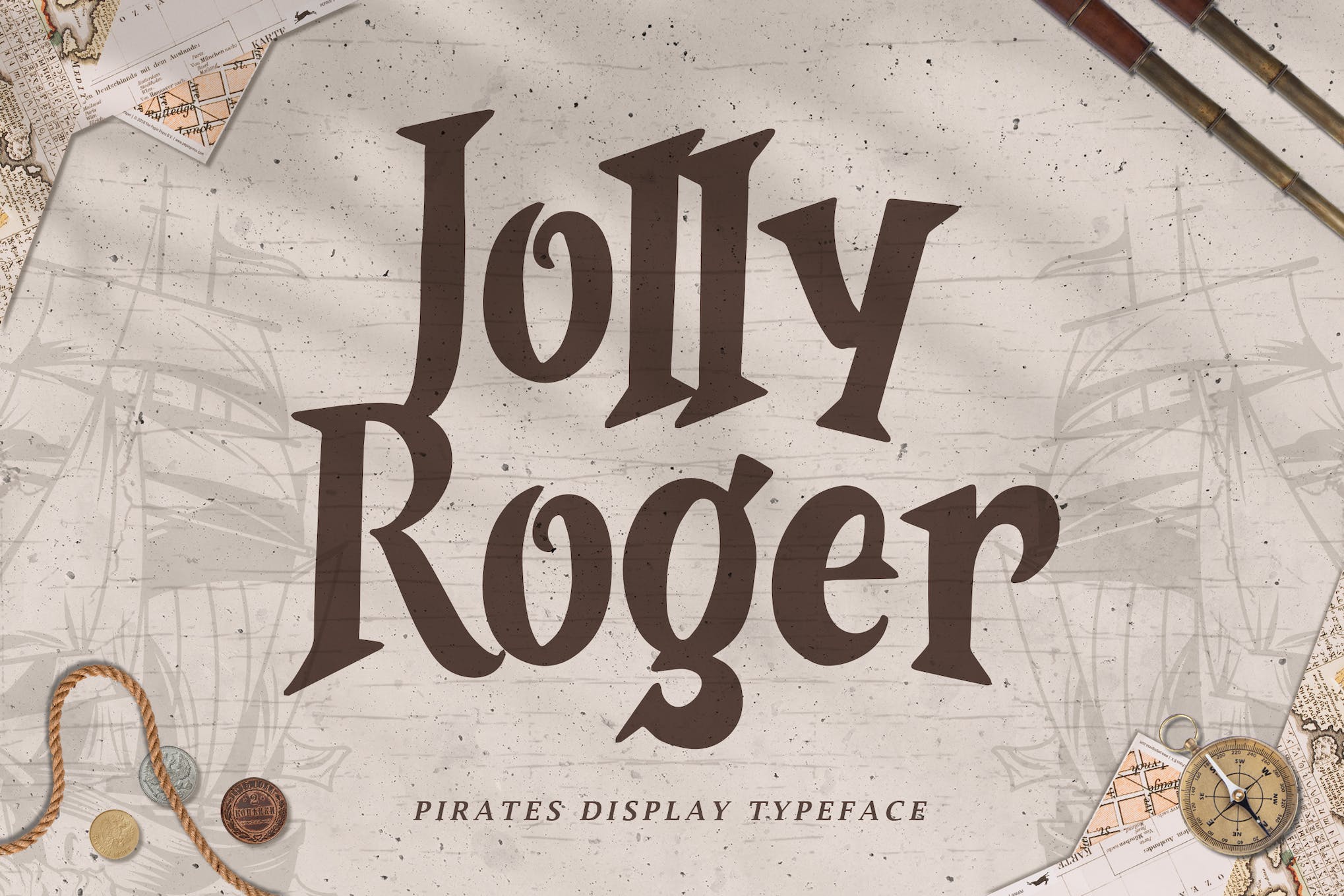 Jolly Roger Pirates Typeface