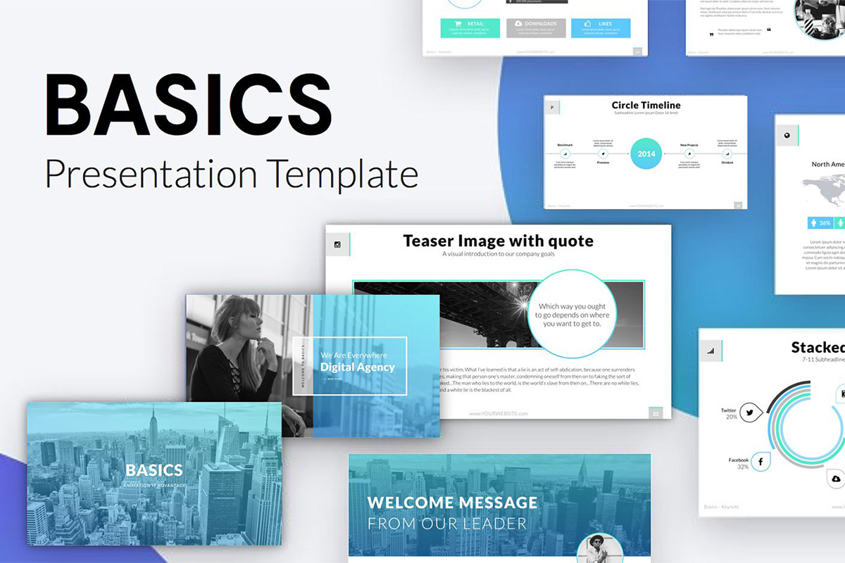 corporate presentation keynote template