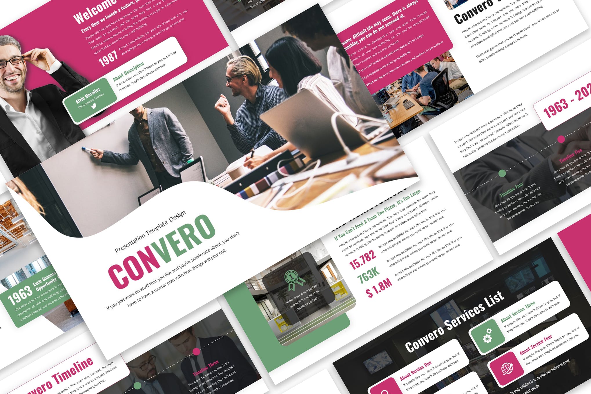 corporate presentation keynote template