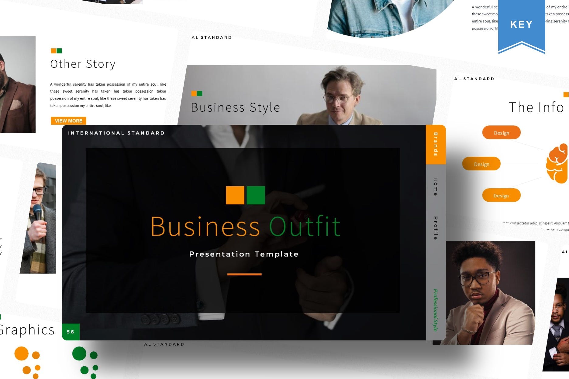 corporate presentation keynote template