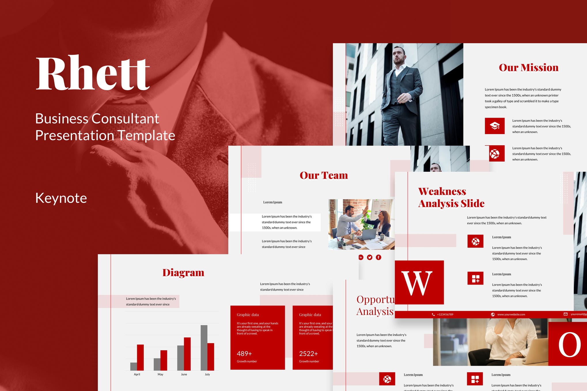 corporate presentation keynote template