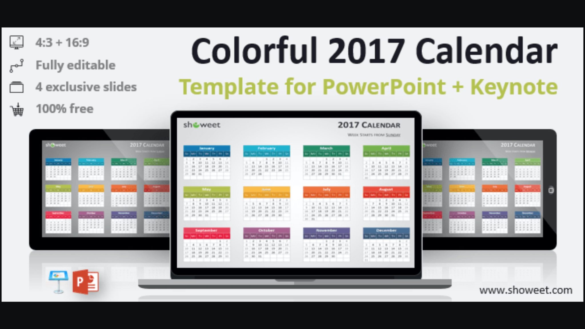 20+ Best Unique Keynote Templates (Calendar, Storyboard, Flowchart