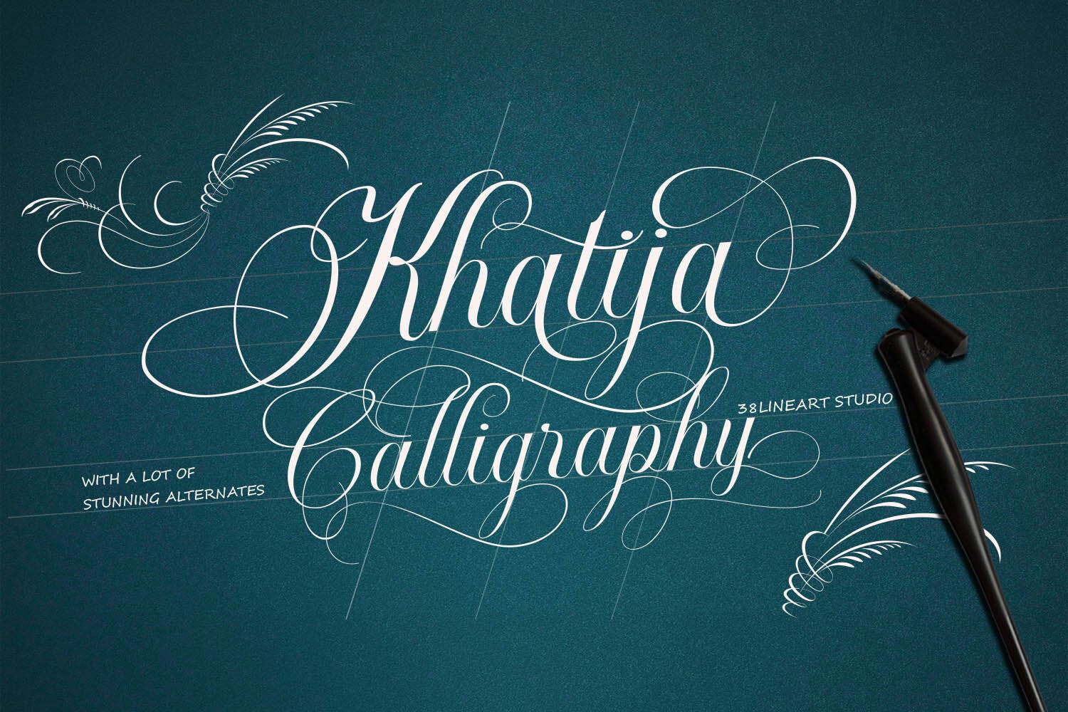 Khatija Calligraphy Font