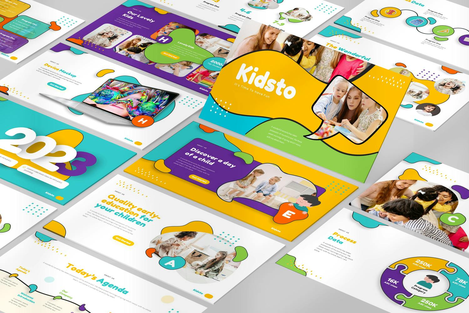 Kidsto - Cute PowerPoint Presentation