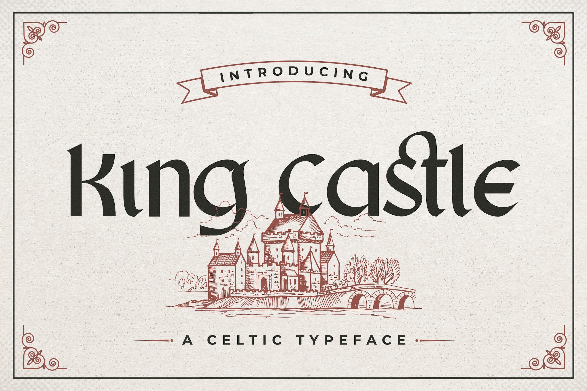 King Castle Celtic Typeface