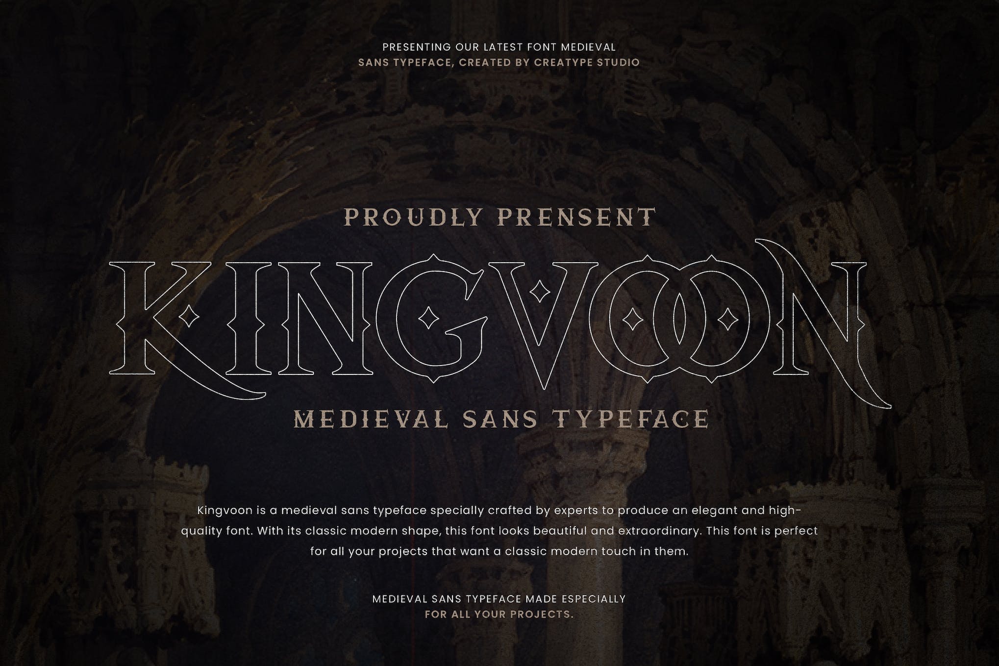 Kingvoon Medieval Business Font