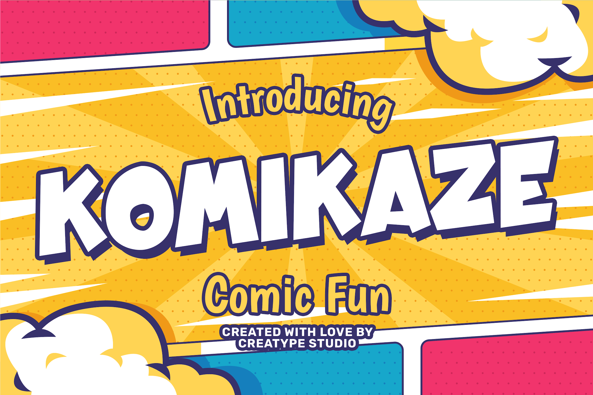 Komikaze Comic Fun Typeface