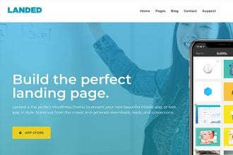 Landed: Our New Landing Page WordPress Theme