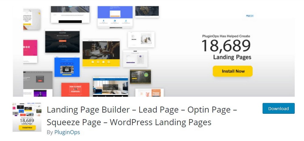 landing page builder plugin