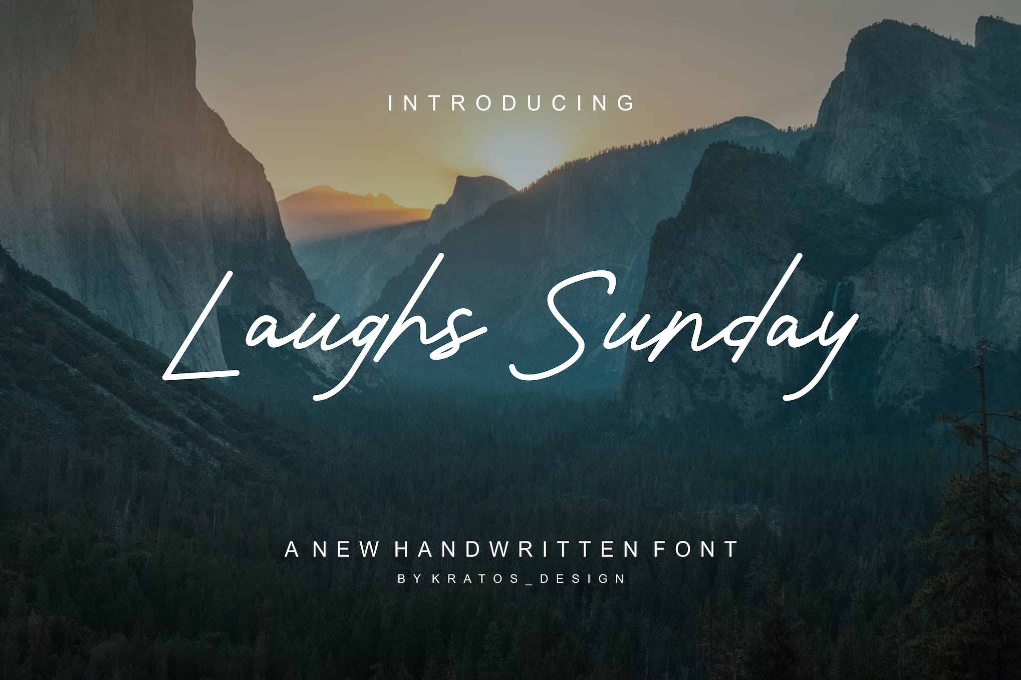 Laughs Sunday - Handwriting Font