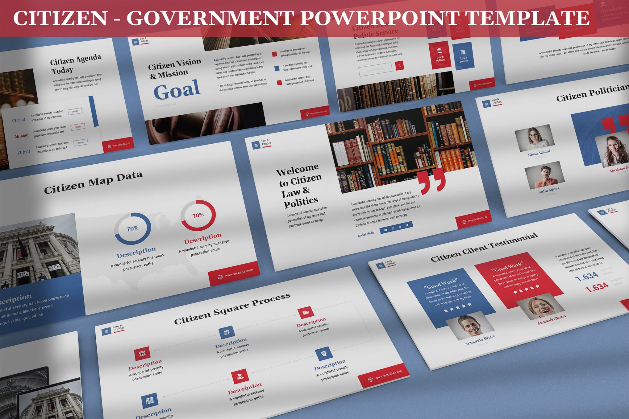 template PowerPoint legal