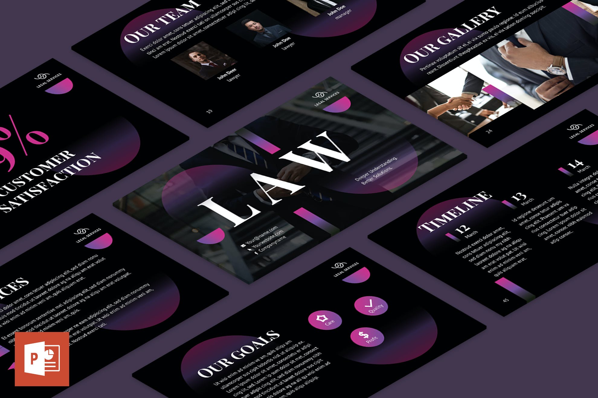 legal powerpoint template